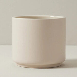 MEDIUM PLANTER POT, BISQUE